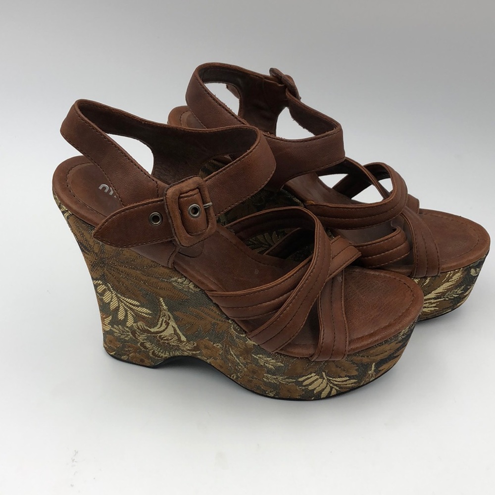 Miu Miu Vintage Wedge Sandal